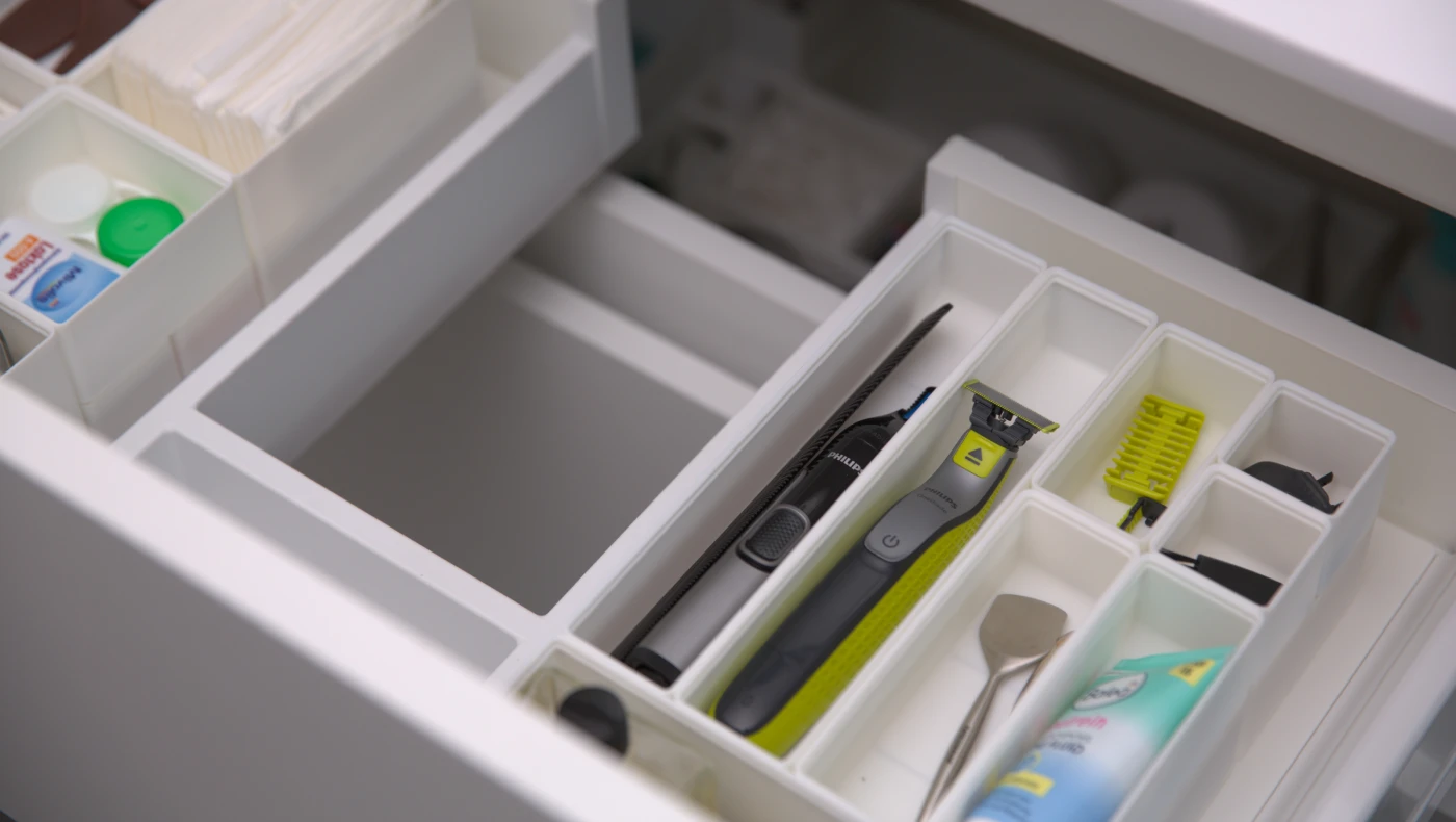 Bild von einem Schubladeneinsatz.