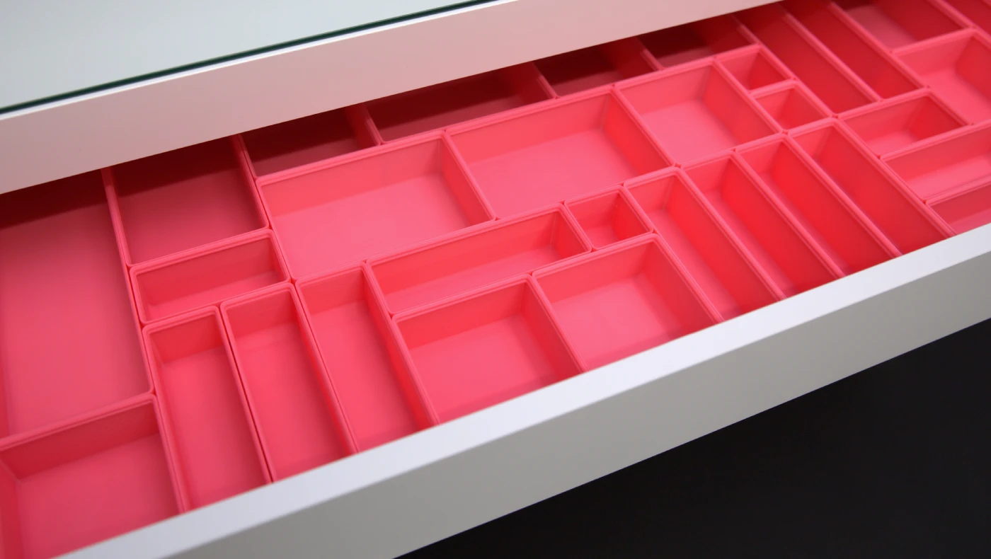 Bild von einem Schubladeneinsatz.