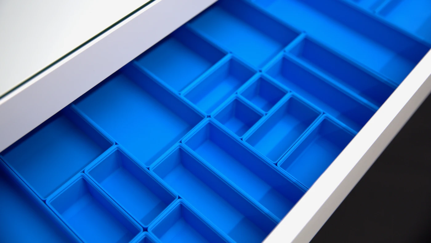 Bild von einem Schubladeneinsatz.